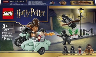 Zestaw klocków LEGO Harry Potter Ucieczka Hagrida i Harry’ego z Privet Drive 124 elementy (76459)