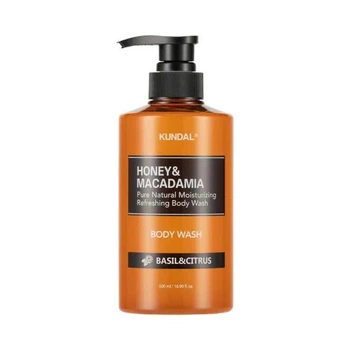 Гель для душа Базилик Цитрус Kundal Honey Macadamia Body Wash Basil Citrus 500 мл