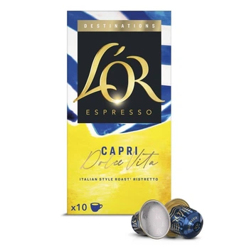 Кофе в капсулах Nespresso L'OR Espresso Destinations Capri Dolce Vita 10 шт Неспрессо Льор