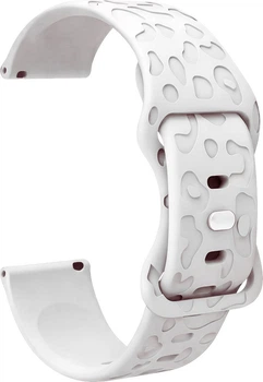 Силиконовый Ремешок Vorax (20 мм) White (43291-29)