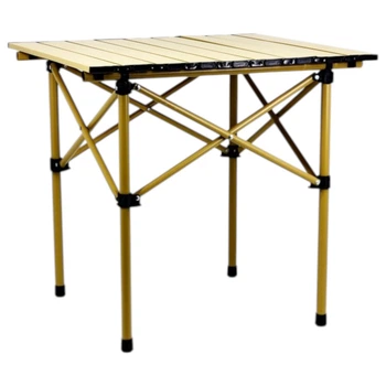 Стіл похідний складаний StrongFold Folding Table 53 х 53 см (53 FT) Бежевий