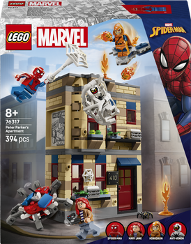 Zestaw klocków LEGO Super Heroes Mieszkanie Petera Parkera 394 elementy (76317)