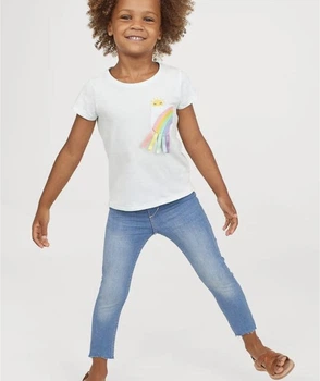 Джеггинсы, лосины девочке 134 на 8/9 лет h&m джинсовые леггинсы