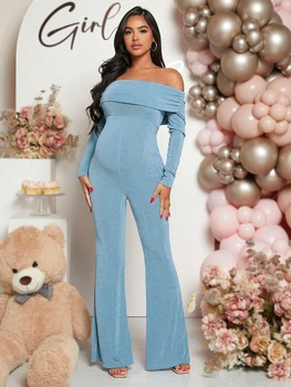 Жіночий комбінезон SHEIN 922512-1 2XL блакитний (2000005281952)