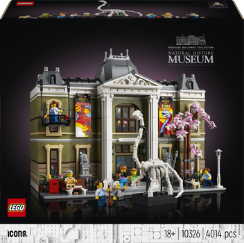 Zestaw klocków LEGO Icons Muzeum Historii Naturalnej 4014 elementów (10326)