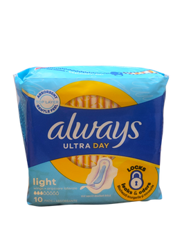 Гигиенические прокладки Always Ultra Day Light 10шт 3 капли