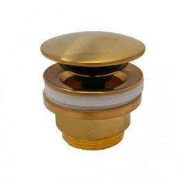 Донный клапан Paffoni click-clack honey gold brushed ZSCA050HGSP