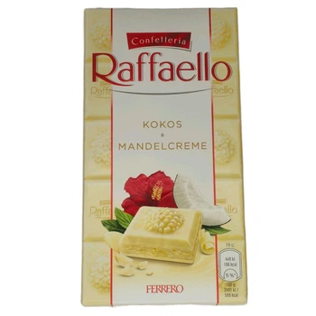 Шоколад білий Raffaello кокос мигдаль 90 г