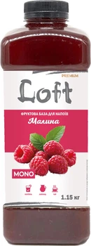 Фруктова база для напоїв LOFT Малина 1.1 кг (4823113304928)