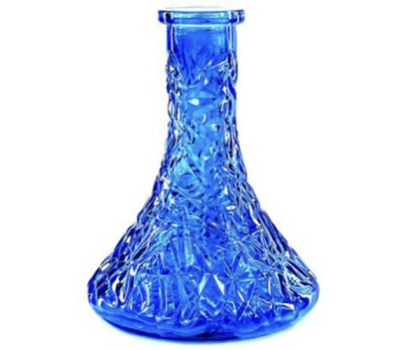 Колба Candy Loop Crystal Blue 26см синяя под уплотнитель для кальяна