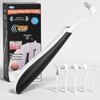 Скалер для зубів ультразвуковий від батарейок з 5 насадками DentalPro (6598-9474)