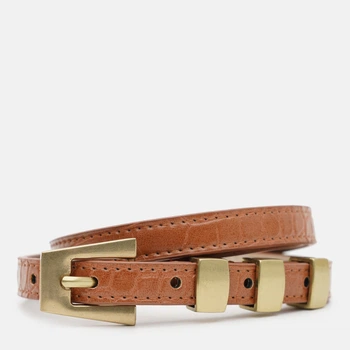 Ремень женский из натуральной кожи Laras 10FP9295br 105 см Коричневый (ROZ6501064417)