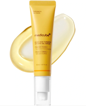 Сыворотка-гель для зоны вокруг глаз с койевой кислотой и куркумой Medicube Kojic Acid Turmeric Vita Eye Gel Serum 30 мл