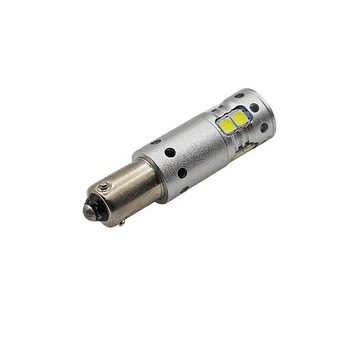 Светодиодная лампа 12V BAY9s H21W 9SMD 3030 Canbus, смещение 120° (14804)