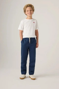 Котонові штани на резинці Levi's для хлопчика Блакитний 110 см (5 лет) (221 pvu blue)
