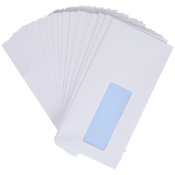 Конверты Office Essentials C5/C6 с окошком, 25 шт, белые, самоклеящиеся, FSC бумага