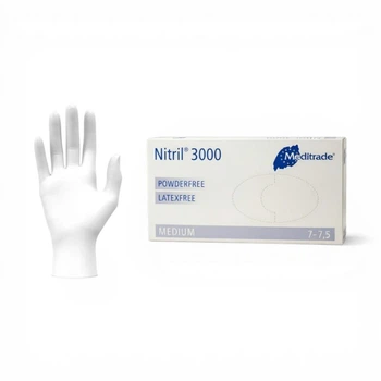 Нітрилові оглядові та захисні рукавички Nitril® 3000, розмір М, 50 пар