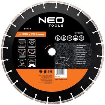 Tarcza diamentowa Neo Tools 350 x 25.4 mm (5906692011445)