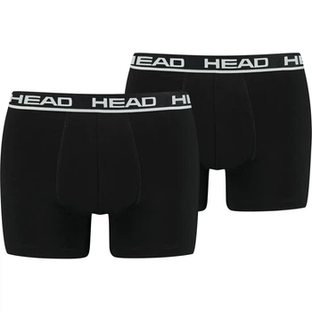 Трусы (боксерки) Head BASIC BOXER 2P черные (2 штуки) XL 701202741-005