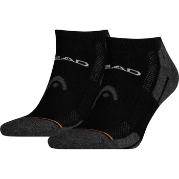 Носки Head PERFORMANCE SNEAKER 2PPK UNISEX черно-темно-серо-оранжевые (2 пары) 35-38 741017001-200