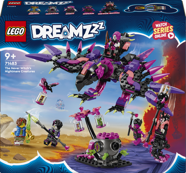 Конструктор LEGO DREAMZzz Істоти з нічних кошмарів чорнокнижників 457 деталей (71483)