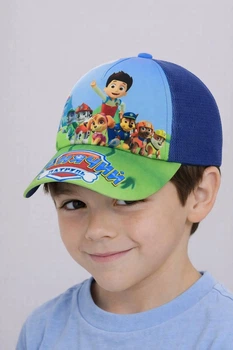 Детская кепка с сеткой Щенячий Патруль Райдер и Герои (Paw Patrol) 52-53 см Джинс