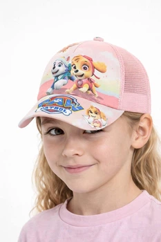 Дитяча кепка із сіткою Щенячий Патруль Скай та Еверест (Paw Patrol) 52-53 см Рожевий