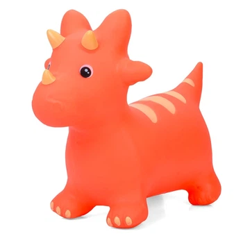 Дитяча іграшка-стрибун "Динозавр" MS 4846(Orange) гума, до 20 кг