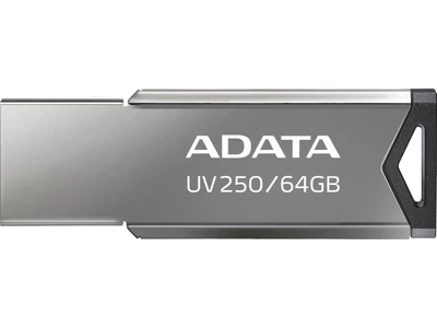 USB флеш накопичувач ADATA 64 GB UV250 Metal Black USB 2.0 (AUV250-64G-RBK)