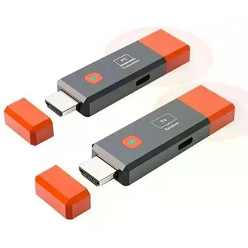 Бездротовий HDMI відеопередавач комплект TX RX подовжувач сигналу до 50м для ноутбука проектора камери ПК ТВ без Wi-Fi