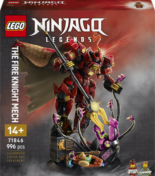 Klocki konstrukcyjne LEGO Ninjago Legends Mech ognistego rycerza 996 elementów (71846)