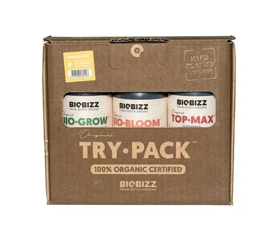 Try-pack Indoor BIOBIZZ комплект органічних добрив на весь цикл вирощування