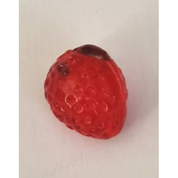 Намистина скляна Only Полуничка, 1,5х1,2 см (633106)