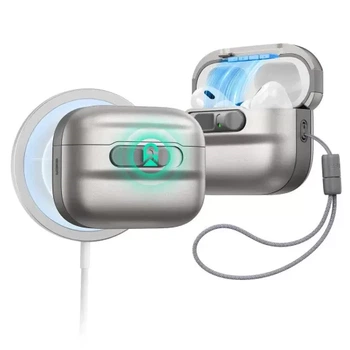 Чехол с ремешком ESR Pulse FlickLock Magnetic Case Titanium для AirPods Pro 3 (1C01900302)