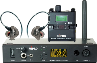 System monitoringu dousznego M‌IPRO MI-58 SET (680652943070)