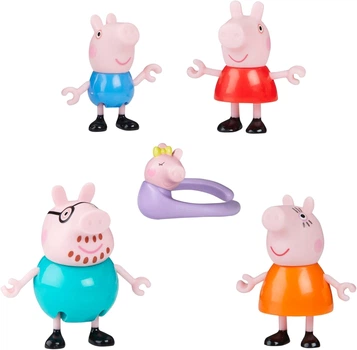 Набор из 5 фигурок Семья Свинки Пеппы Peppa Pig Peppa's Family of Five Figure Set Hasbro (G0506)