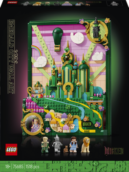Zestaw klocków LEGO Wicked Obraz Emerald City 1518 elementów (75685)