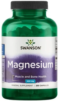 Magnez Swanson Magnesium 400 mg 250 kapsułek (87614011967)