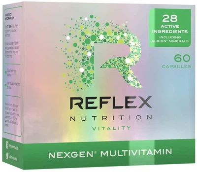 Kompleks witaminowo-mineralny Reflex Nutrition Nexgen Multivitamin 60 kapsułek (5033579073514)