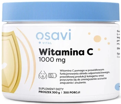 Witamina C Osavi Witamina C 1000 mg w proszku 300 g (5904139923085)