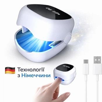 Лазерное устройство от грибка ногтей Foreverup White светотерапия онихомикоз аппарат для лечения ногтей белый 905нм