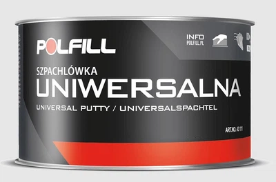 Шпатлівка універсальна 500г "Polfill" з затверджувачем 43109