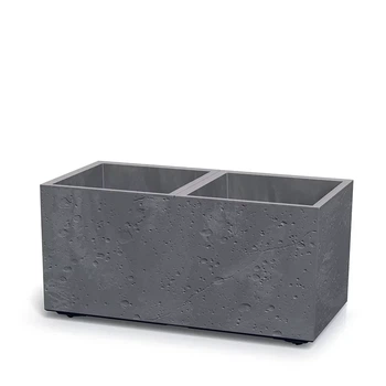 Горшок для цветов пластиковый Prosperplast Сиера на колесах Beton 60*29см 26л маренго DSI600E-425U
