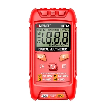 Мультиметр автоматический Aneng M113 LCD AC/DC автоотключение Red (500401)