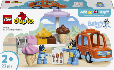 Zestaw klocków LEGO Duplo Wyprawa po lody z Blue 22 elementy (10458)