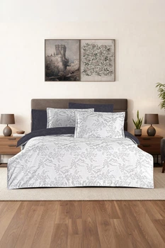Постільна білизна La Romano Mona Premium Satin 300TC 200×220см Merida Grey