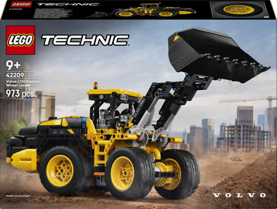 Klocki konstrukcyjne LEGO Technic Ładowarka kołowa Volvo L120 Electric 973 elementy (42209)