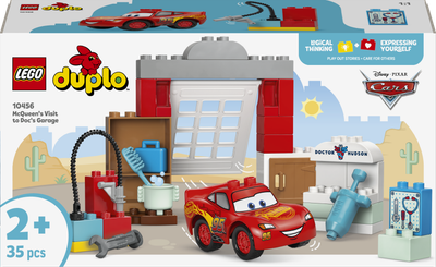 Zestaw klocków LEGO Duplo Wizyta McQueena w warsztacie Wójta 35 elementów (10456)