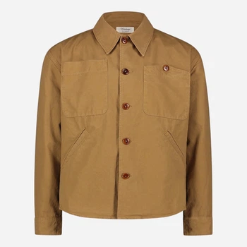 Kurtka przejściowa męska bez kaptura Tela Genova LEO0130C001LS-7405 XL Brązowa (800070320296)