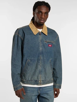 Kurtka jeansowa męska Dickies DK0A88EGL231 XL Niebieska (800070354561)